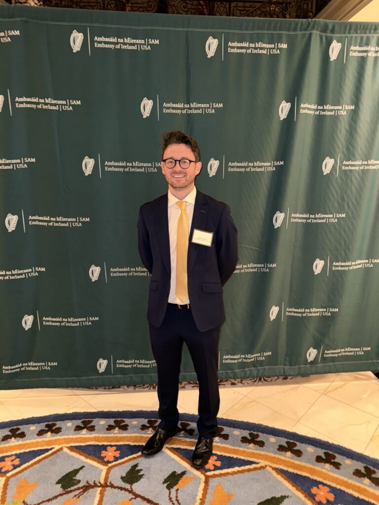 Darren T. Moore at the Embassy of Ireland for the 2024 Irish Legal 100 reception