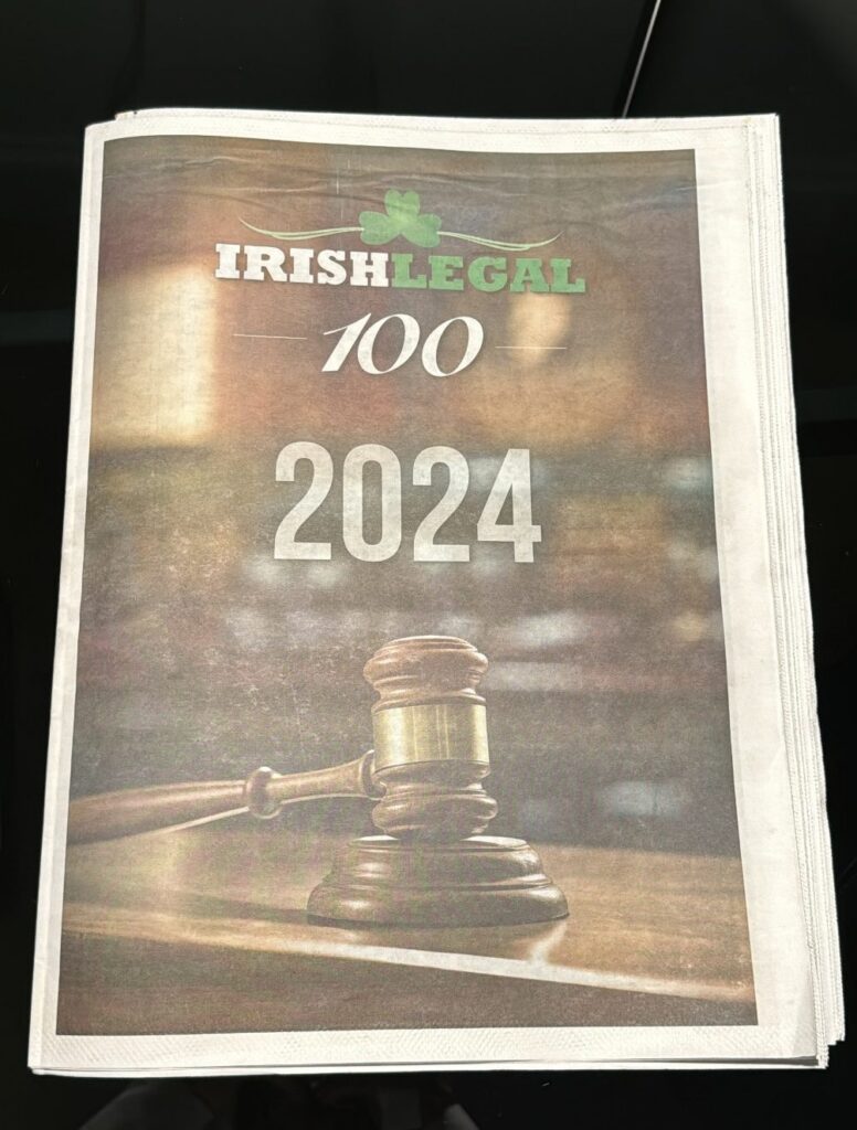 Cover of the Irish Legal 100 2024 edition
